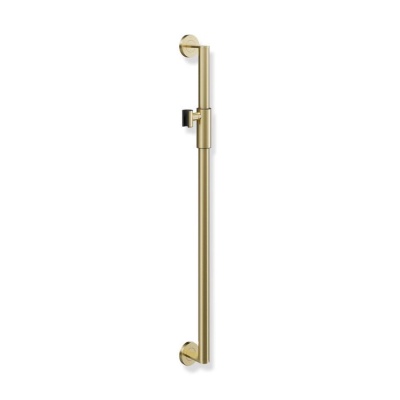 HEWI Metallics Rail With Magnetic Shower Head Holder - Brushed Brass